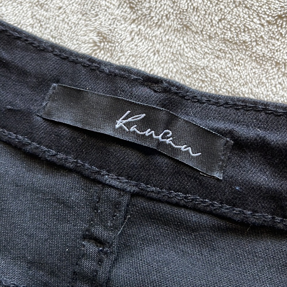 KanCan High Rise Frayed Hem Shorts - Picture 6 of 12
